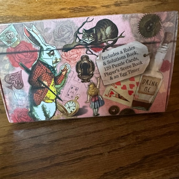 Alice in Wonderland A Curious Collection of Puzzles NIB brain teasers word games - Picture 2 of 5